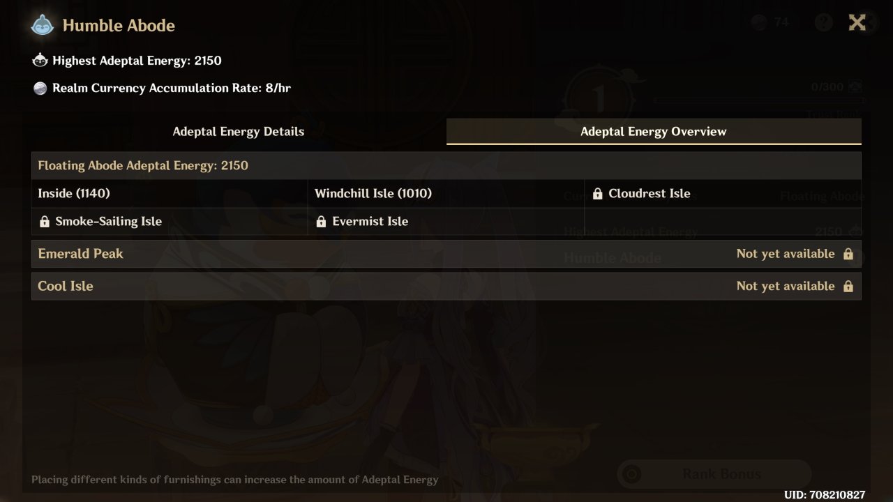 How to unlock realm layouts genshin impact