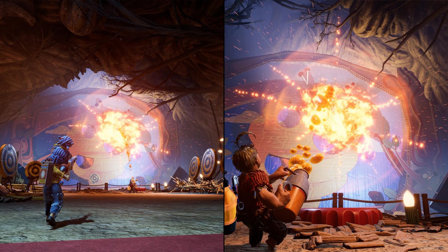 It takes two coop split screen