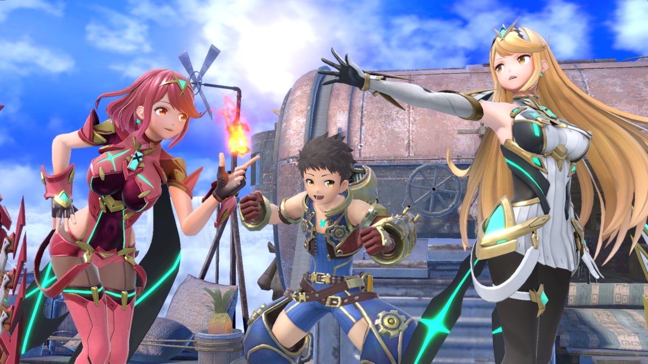 Pyra Mythra differences smash ultimate moveset