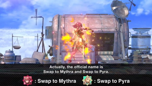 Pyra mythra special attack difference down special