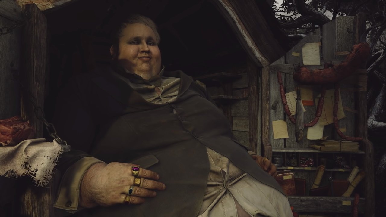 Resident Evil Village easter egg Duke merchant