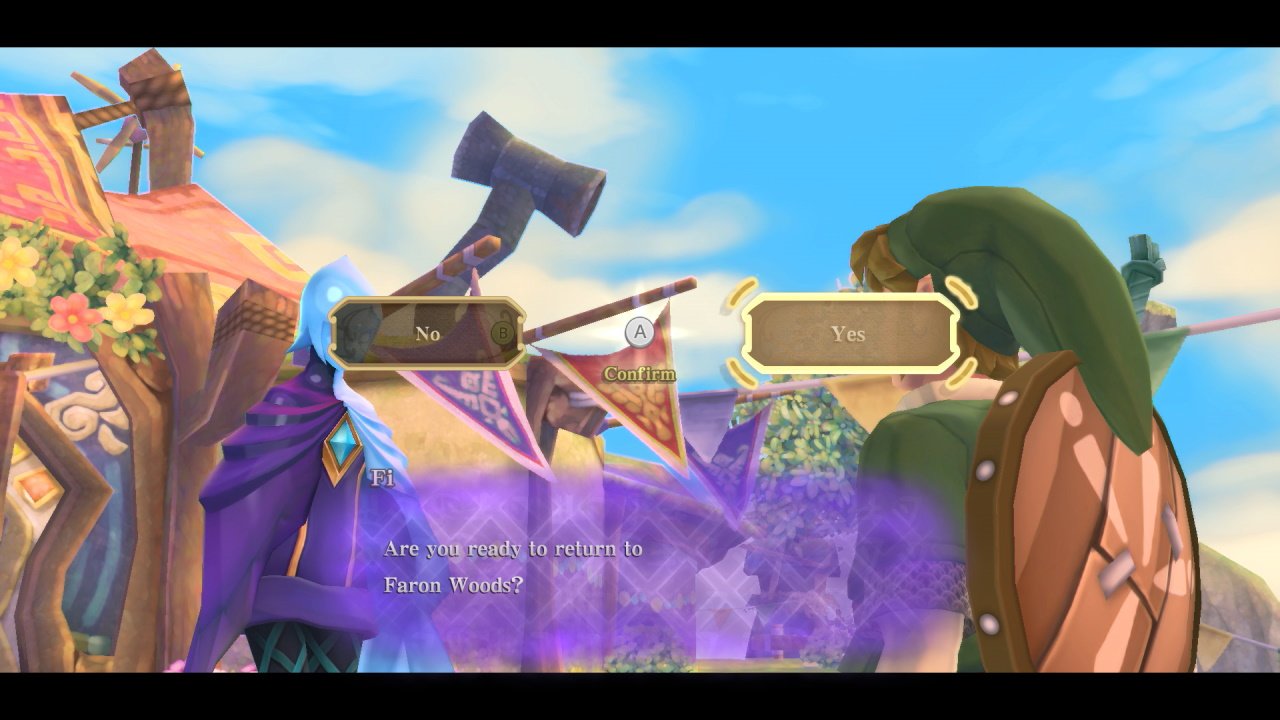 Skyward Sword amiibo fast travel zelda and loftwing switch