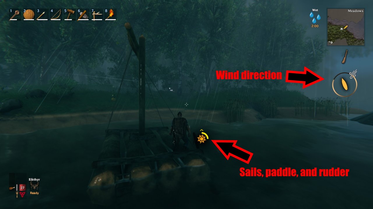 How to use raft Valheim