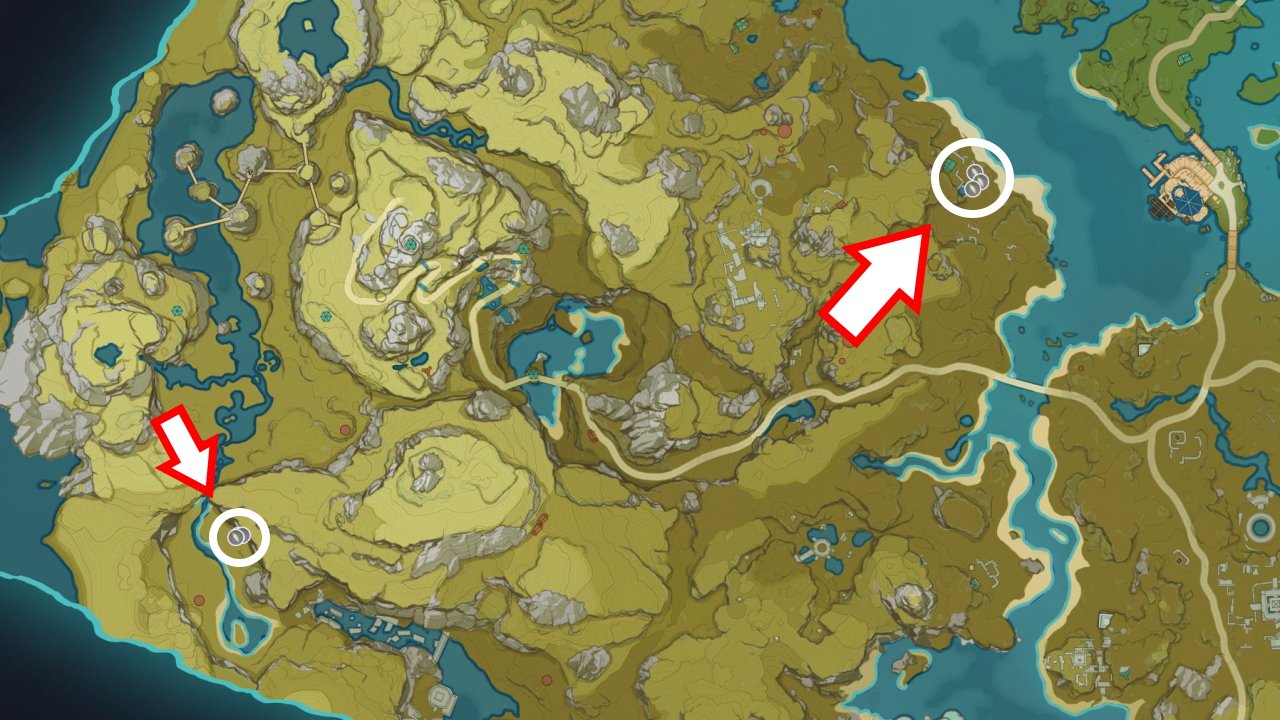 Where to find radishes in Genshin Impact liyue