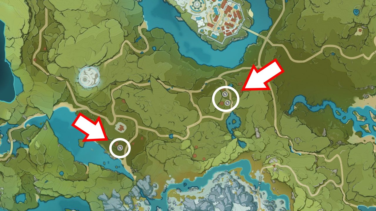 Where to find Radishes genshin Impact mondstadt