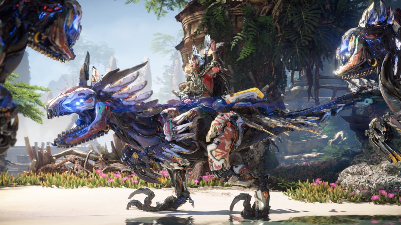 Horizon Forbidden west new machines Clawstrider