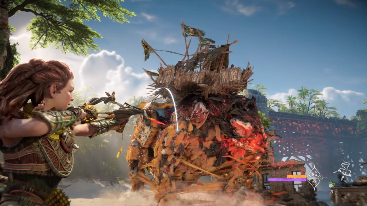 New weapons in Horizon Forbidden West Adhesive grenades