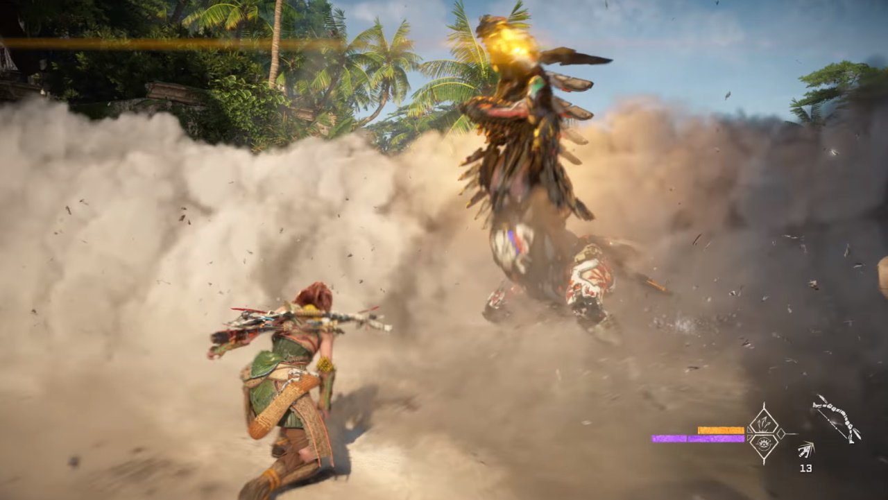 New weapons in Horizon Forbidden west smoke bombs