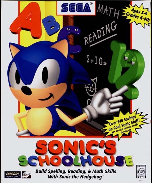 Sonic the hedgehog spin offs sonics schoolhouse