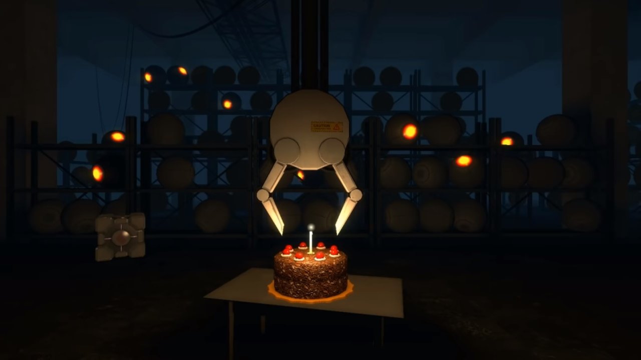 Video game stars who love chocolate chell portal
