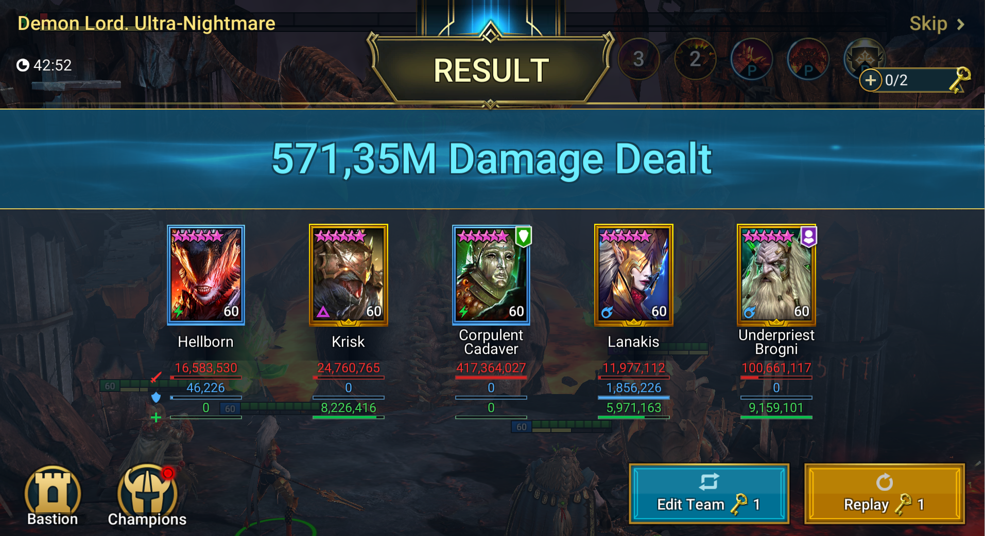 Les meilleures rares dans Raid Shadow Legends