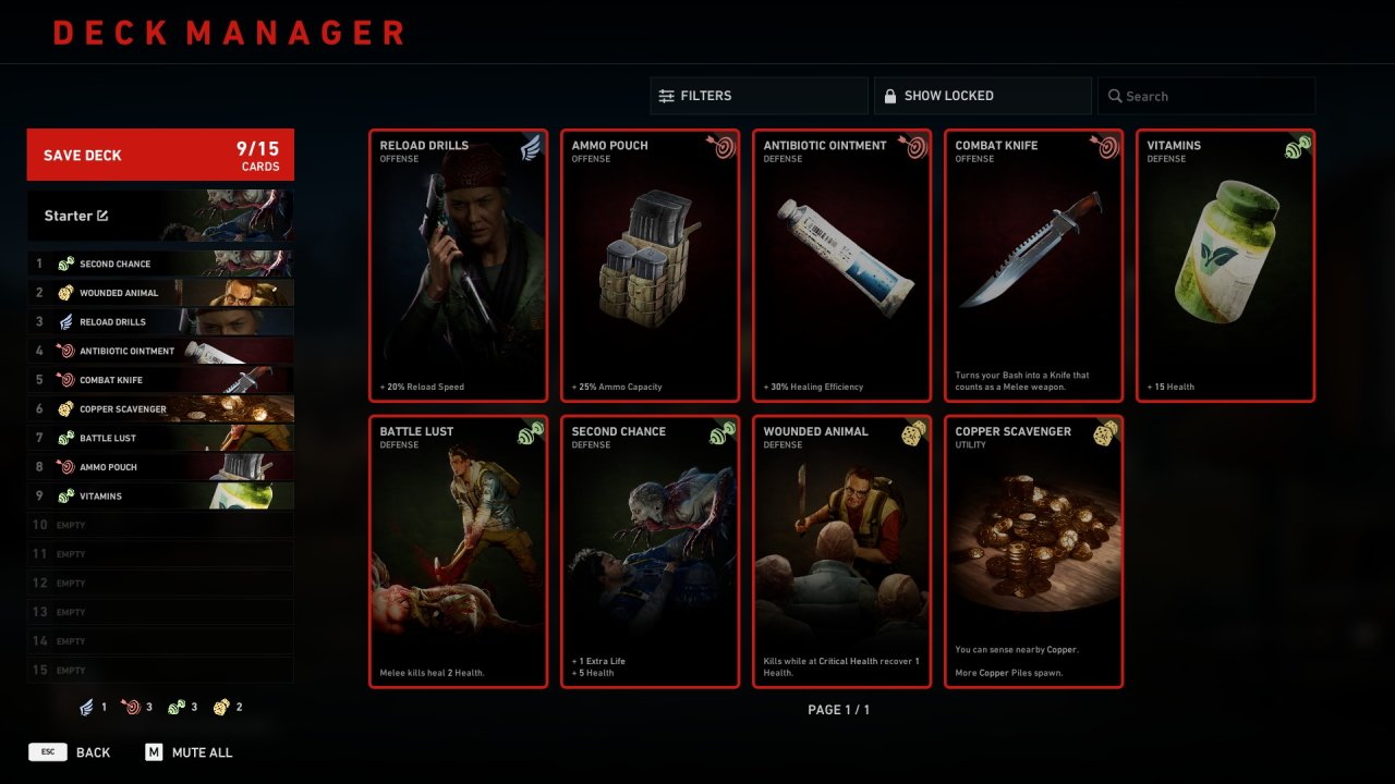 Back 4 Blood card system guide