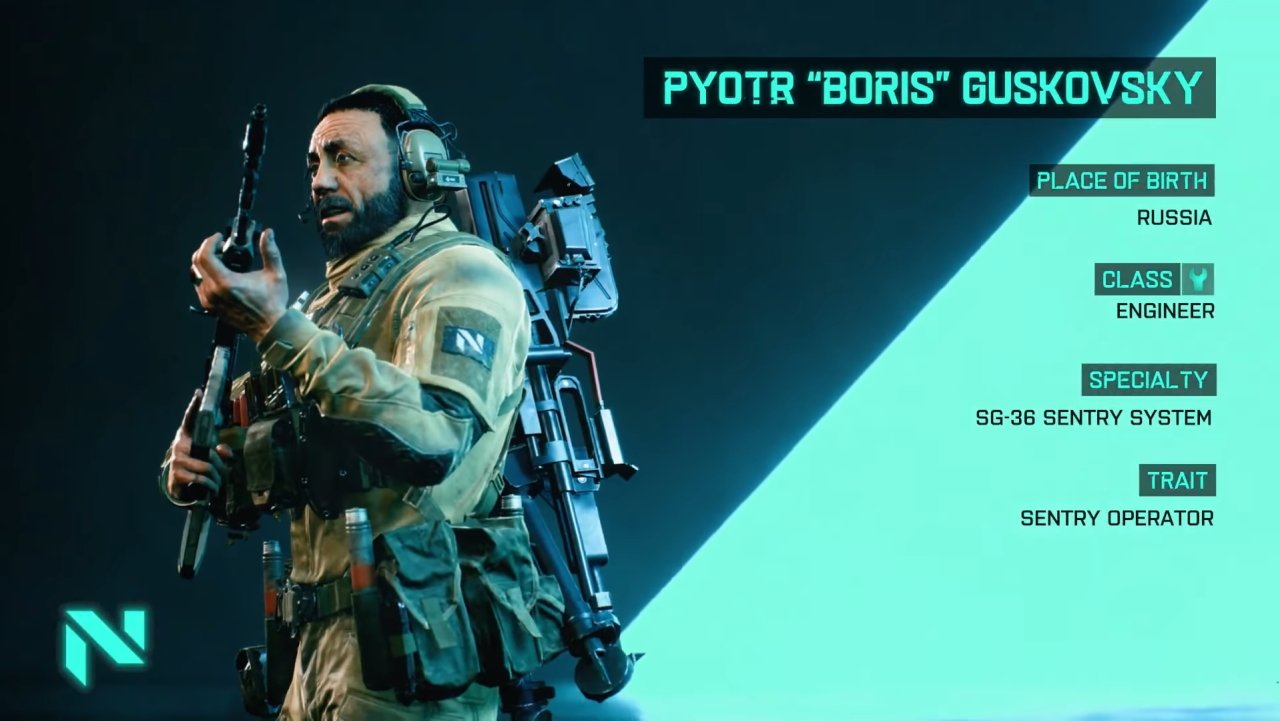 Battlefield 2042 specialists classes engineer boris