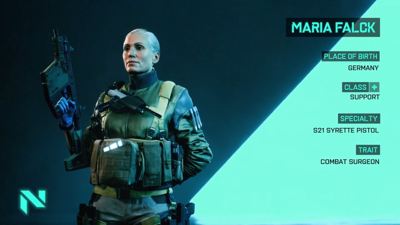 Battlefield 2042 specialists list support maria falck