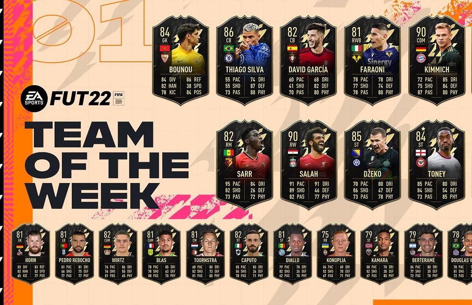 FIFA 22 : TOTW 1 - Équipe de la semaine et tout ce que vous devez savoir FIFA 22 : TOTW 1 - Équipe de la semaine et tout ce que vous devez savoir