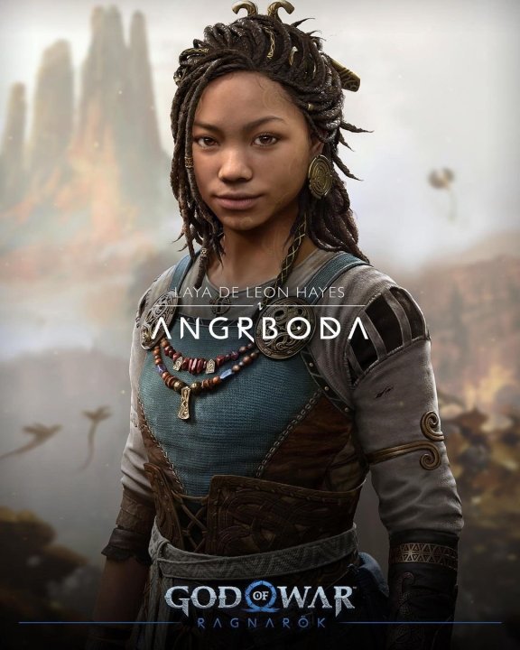 God of war cast characters angrboda voice actor