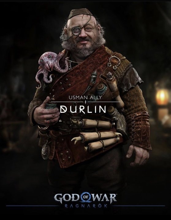 God of war cast characters voice actors durlin