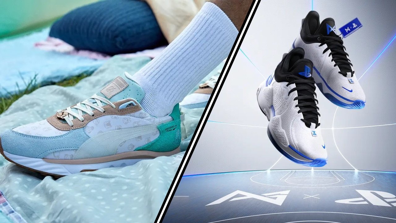 best video game collabs 2021 animal crossing sneakers playstation