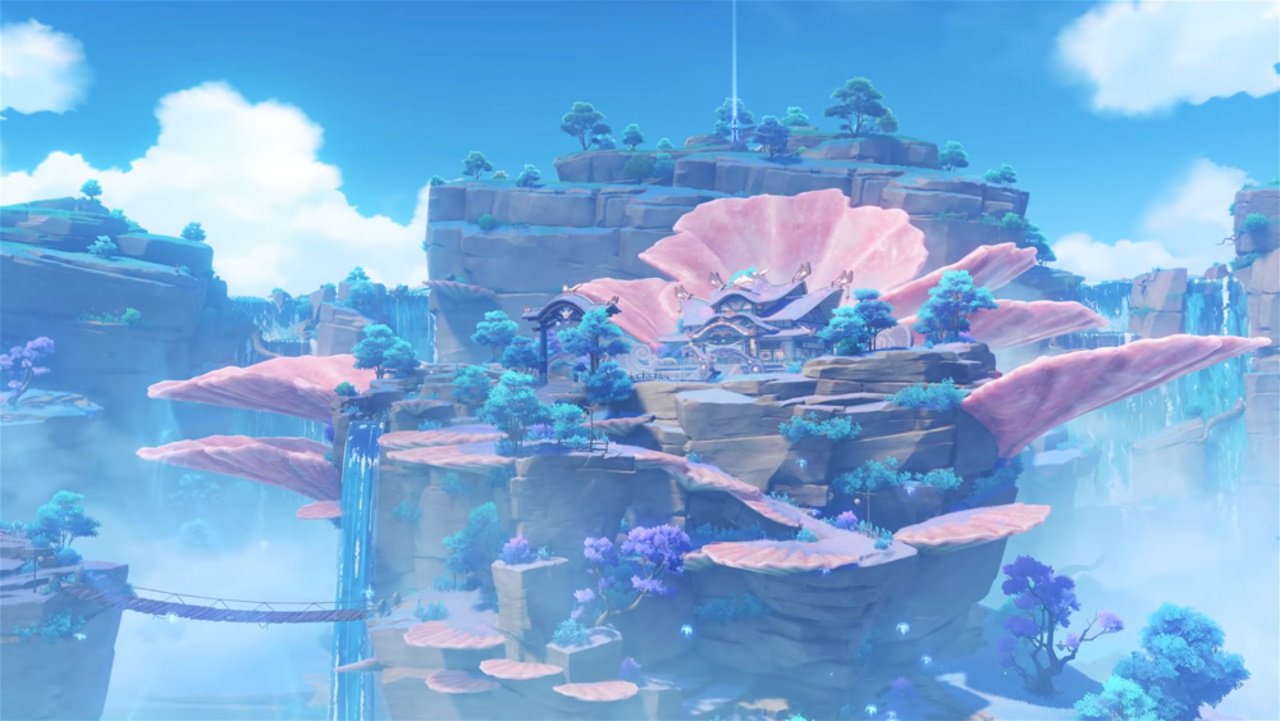 Best video game environments 2021 Genshin Impact Inazuma region