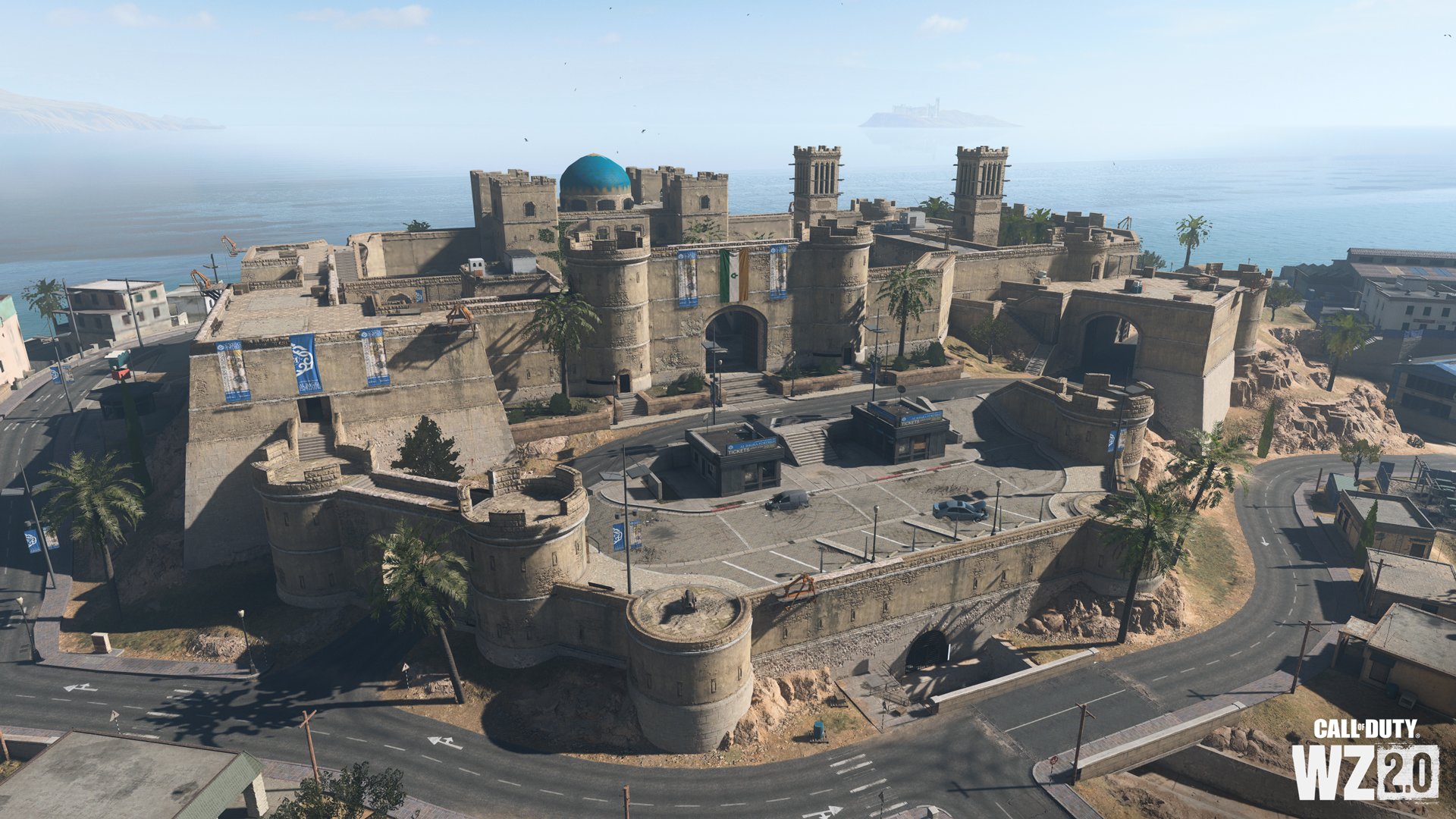 Call of Duty Warzone 2.0 map points of interest fortress