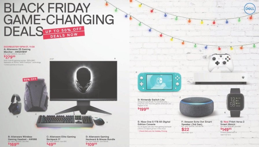 Dell Black Friday 2019 ad is full of PC gaming deals