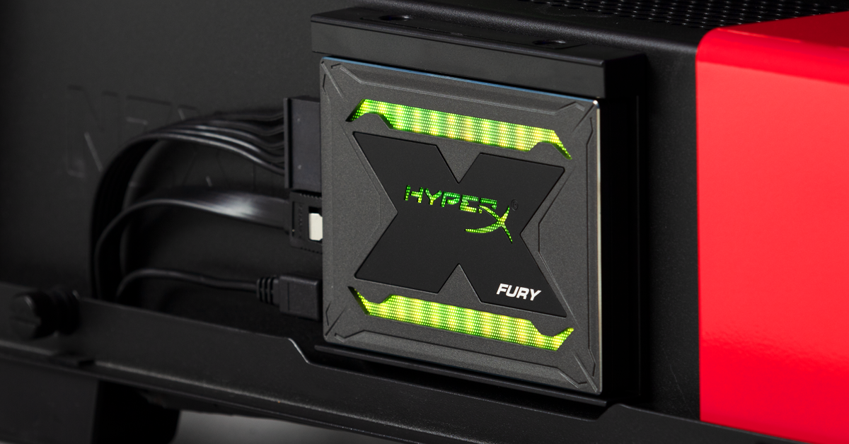 The HyperX Fury RGB SSD