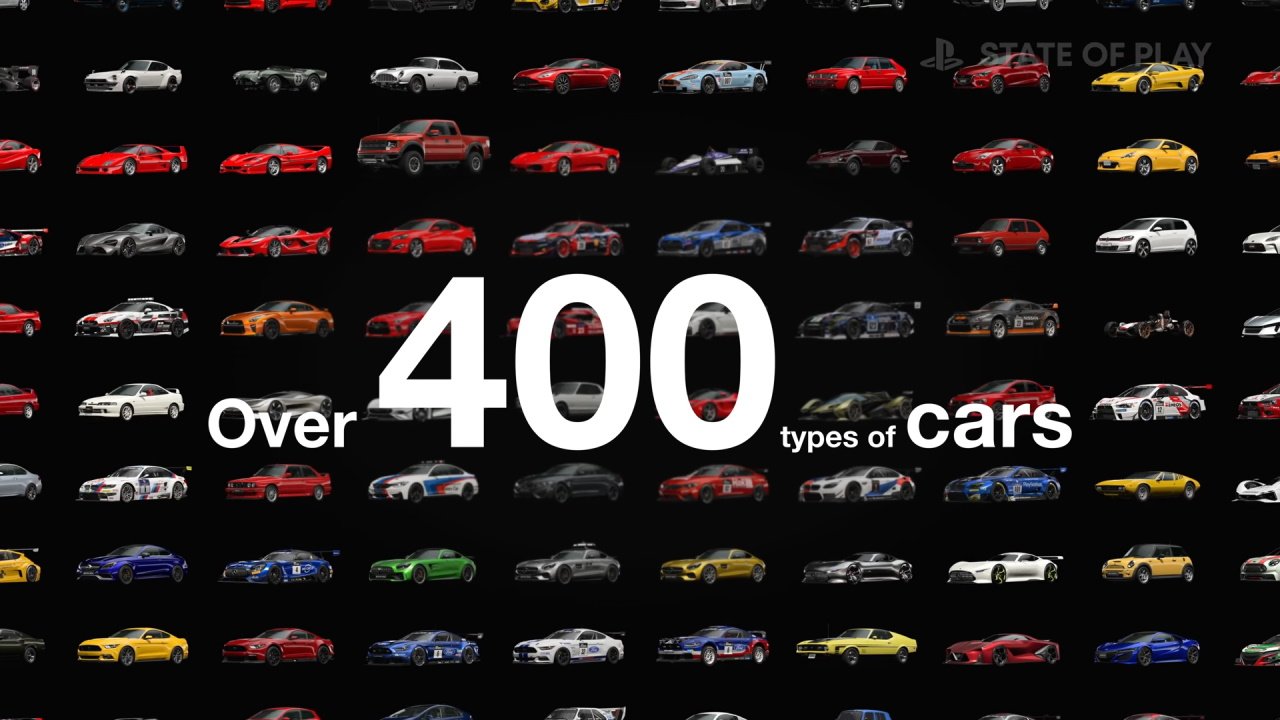 Gran turismo 7 state of play 400 cars