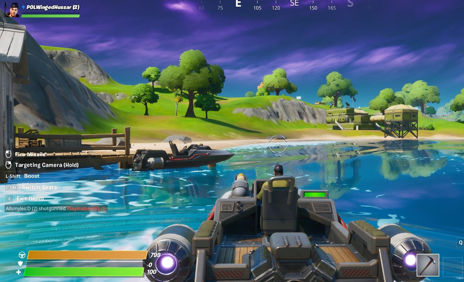 How to use boats in Fortnite Chapter 2