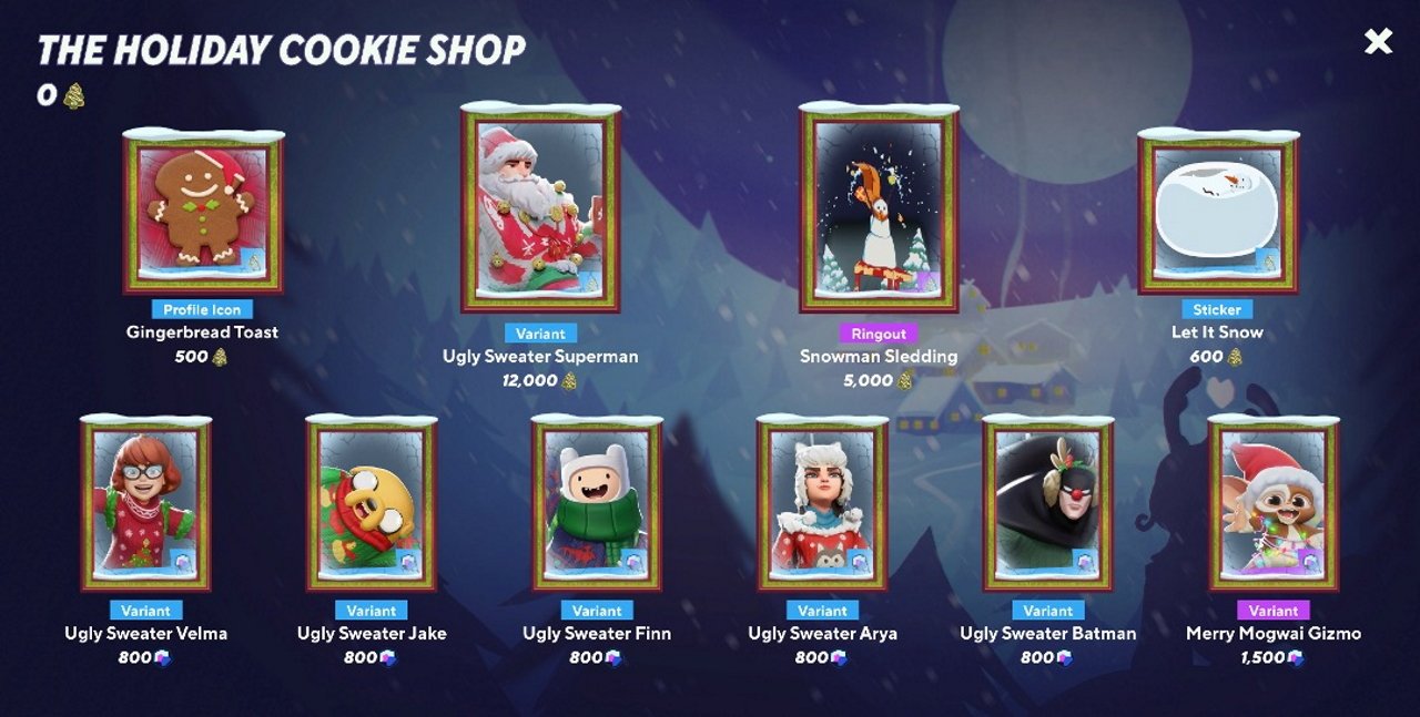 multiversus christmas event holiday 2023