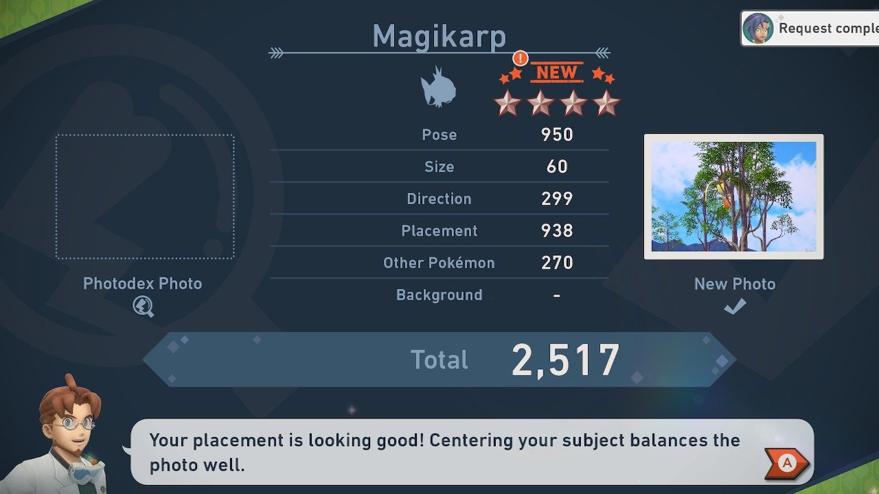 New Pokemon Snap flopping by the water request guide