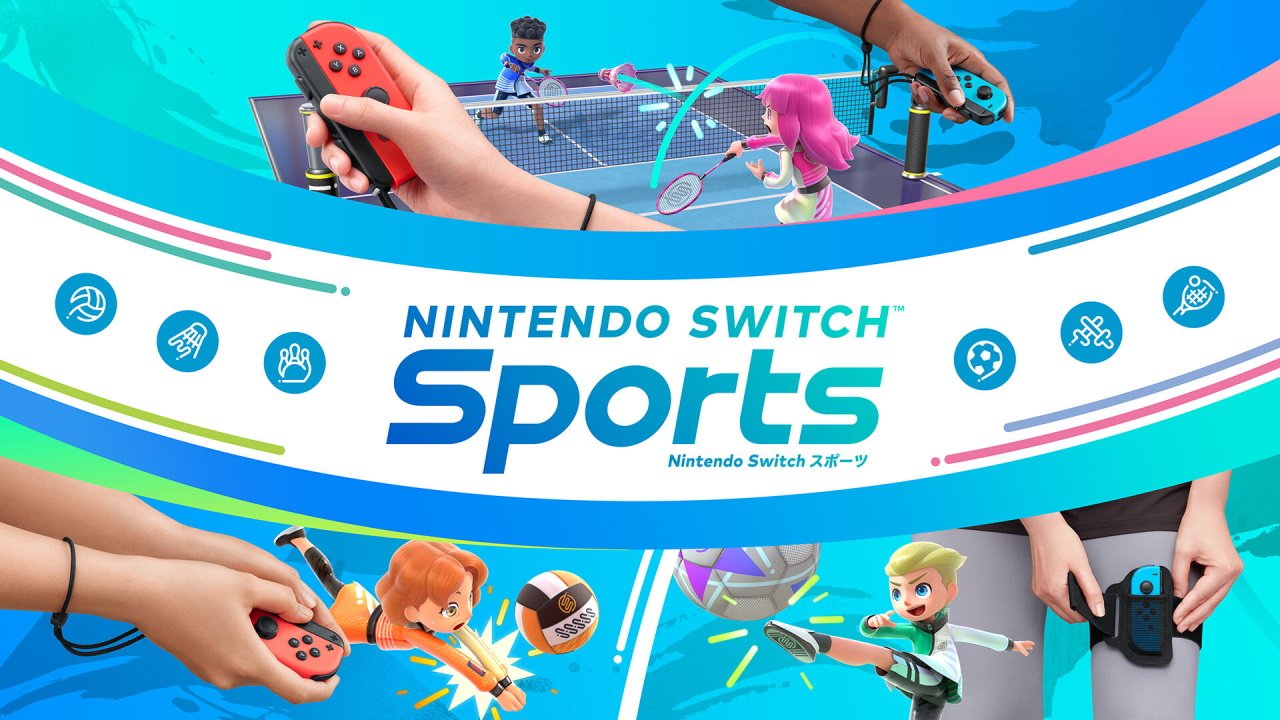 Nintendo Switch Sports secret tips and tricks you missed - the main game promo art of the title and people playing