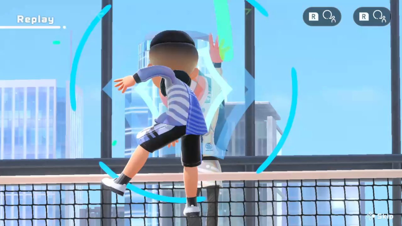 Nintendo Switch Sports volleyball expressions feature