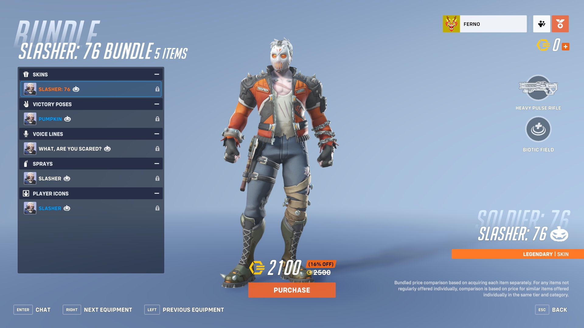 Overwatch 2 halloween 2022 skins soldier 76