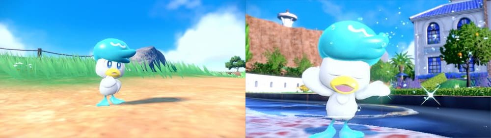 Pokemon scarlet violet new pokemon quaxly starters