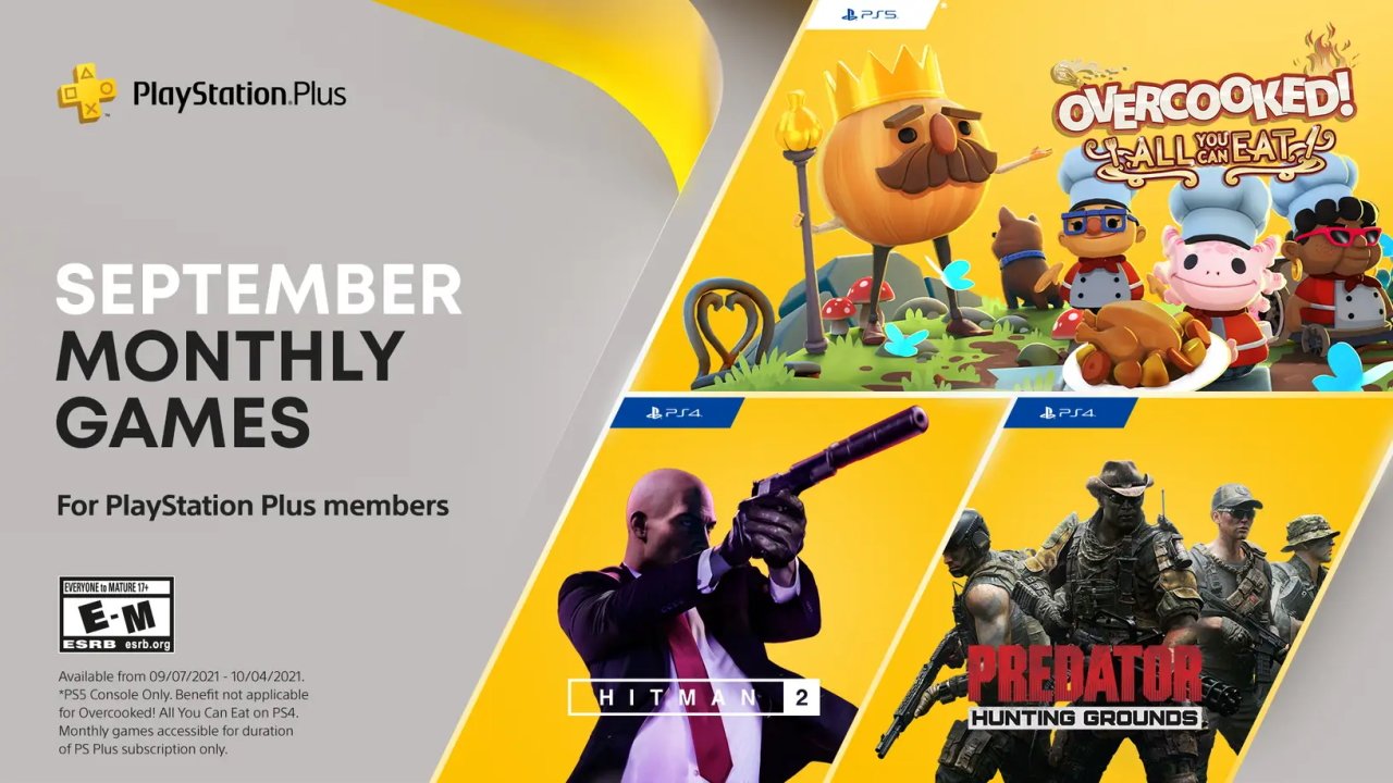 PS Plus september games