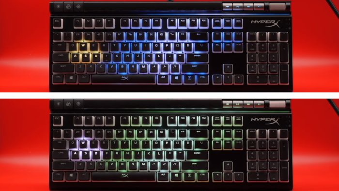 RGB keyboard profiles ngenuity star wars lightsaber animated