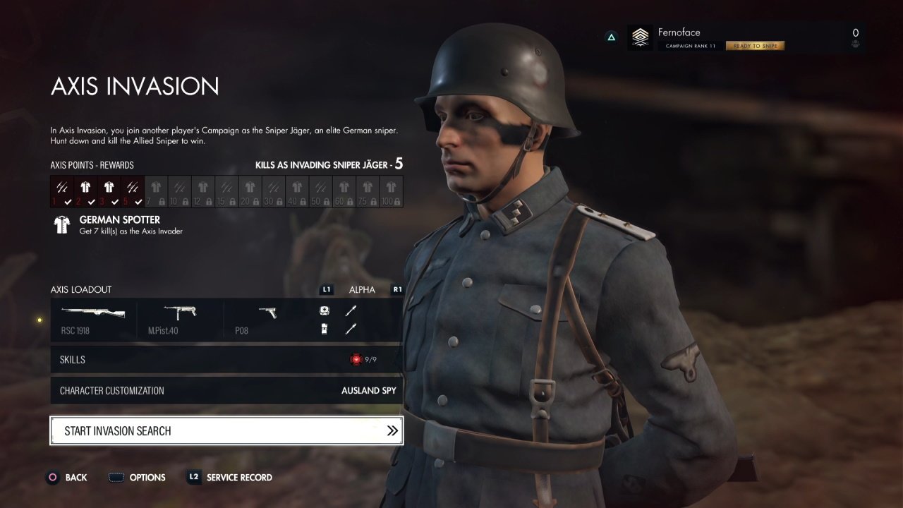 Sniper Elite 5 invasions feature
