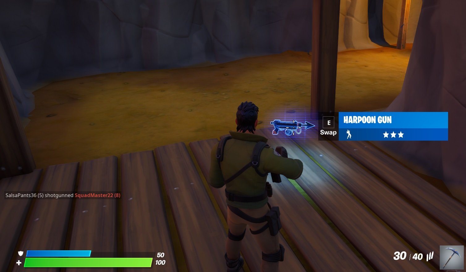 Harpoon Gun added to Fortnite