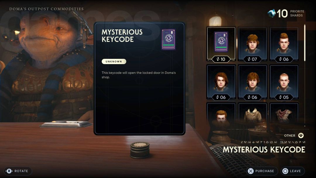 À quoi sert le mystérieux code de Doma dans Star Wars Jedi Survivor ?- img