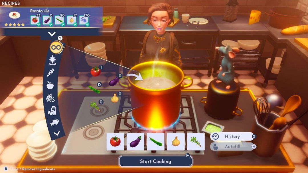 Comment réaliser la recette de la ratatouille dans la vallée de Disney Dreamlight ?- img