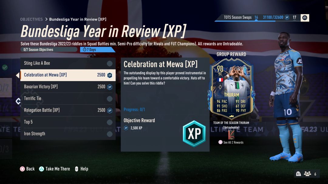 Comment résoudre toutes les énigmes du Bilan de l'Année de la Bundesliga de FIFA 23 ?- img