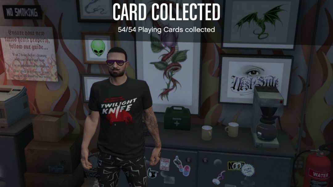 Emplacement des cartes à jouer de GTA Online et où trouver les 54 cartes.- img