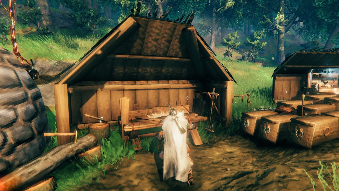 Comment construire un établi Valheim, le recouvrir d'un toit et l'améliorer ?- img