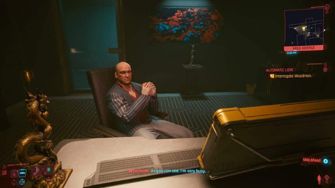 Comment interroger Woodman dans Cyberpunk 2077- img