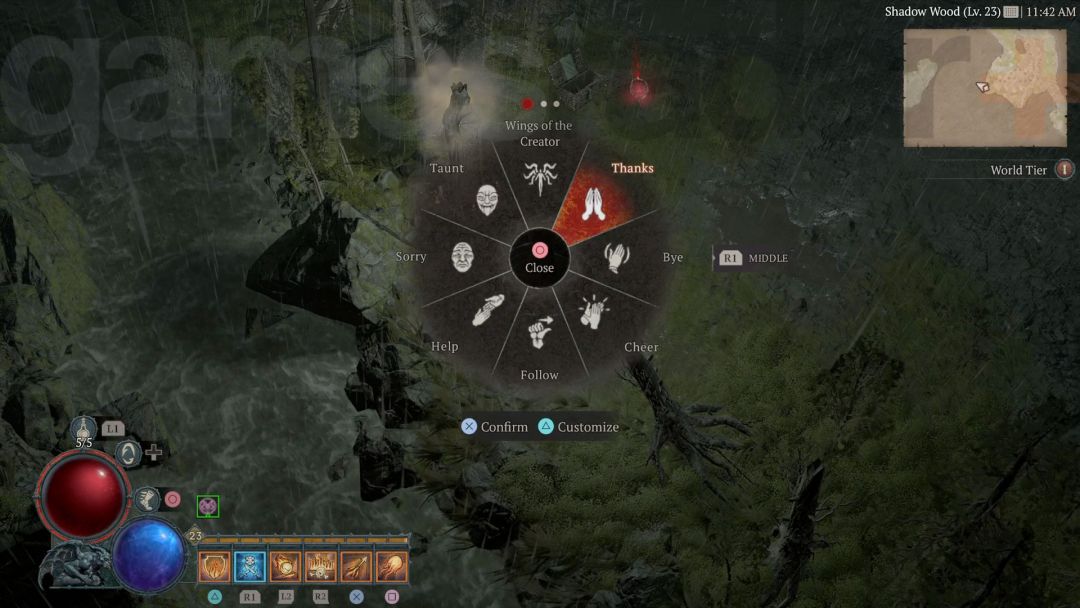 Comment utiliser les emotes dans Diablo 4- img