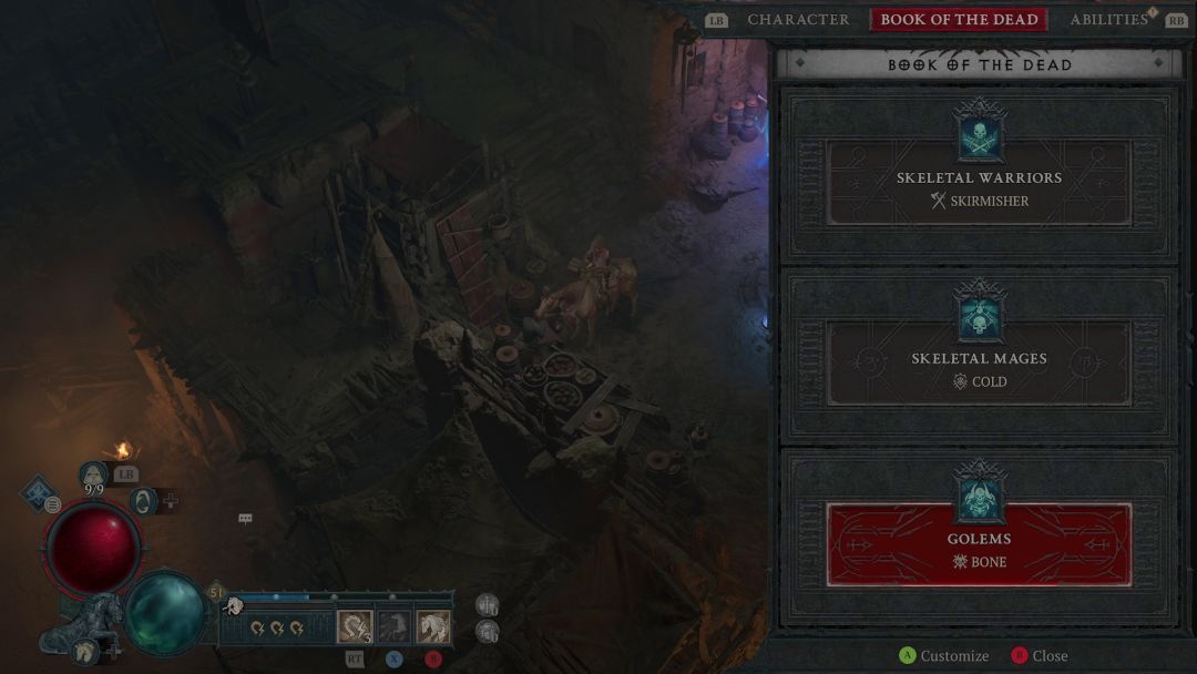 Golem de Diablo 4 : Comment activer et utiliser l'invocation du nécromancien ?- img