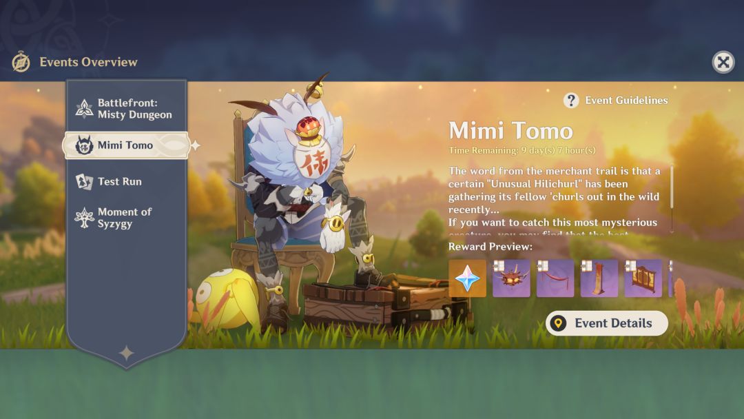Guide de l'événement Genshin Impact Mimi Tomo - trouver le Hilichurl inhabituel- img