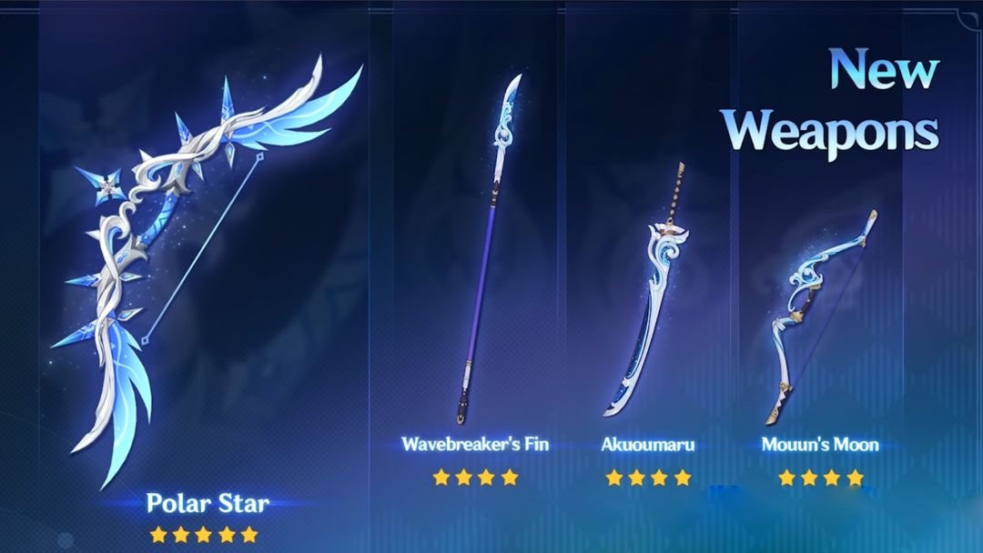 L'arc Genshin Impact Polar Star et toutes les autres nouvelles armes de la version 2.2- img