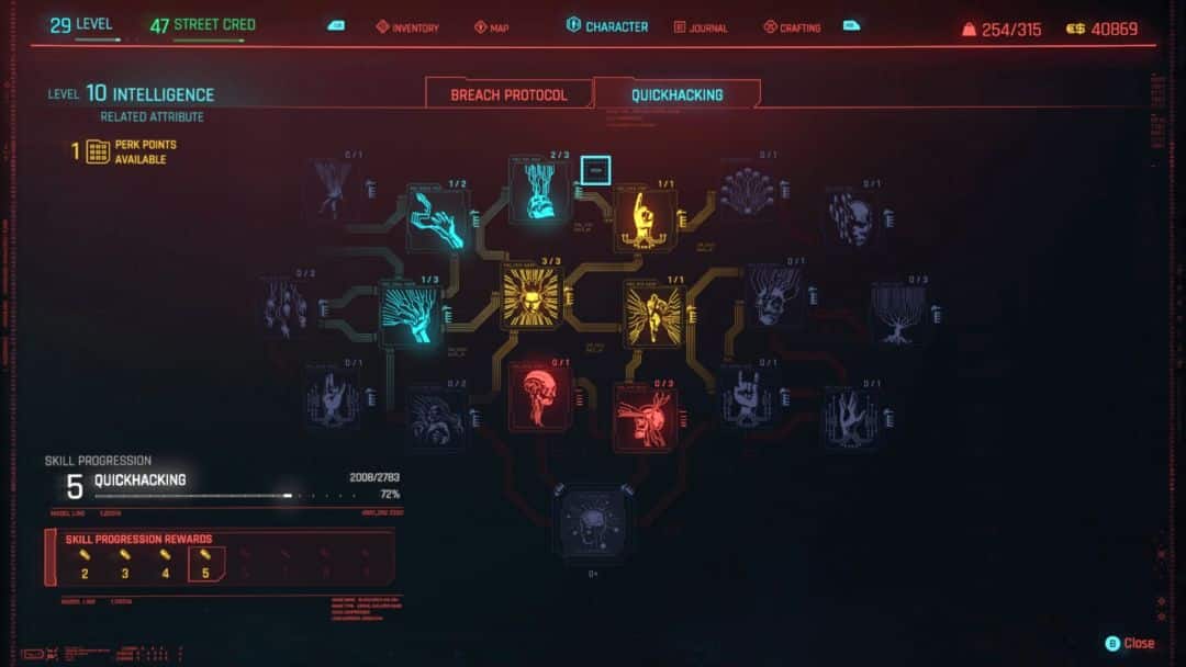 Les mécanismes de piratage de Cyberpunk 2077, le Breach Protocol et les quickhacks expliqués- img