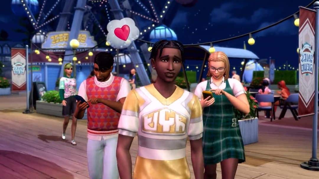 Vous pouvez faire du woohoo sur la grande roue dans l'extension High School des Sims 4, si c'est ce que vous aimez. - img